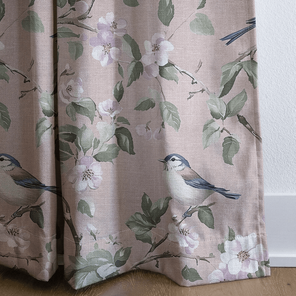 Robin's Bloom - Curtain Panel - The Drapery