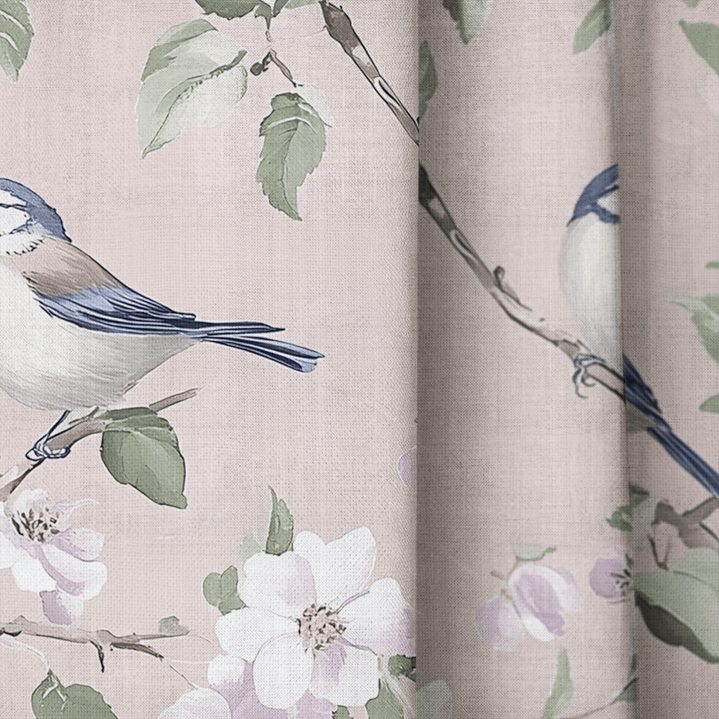 Robin's Bloom - Curtain Panel - The Drapery