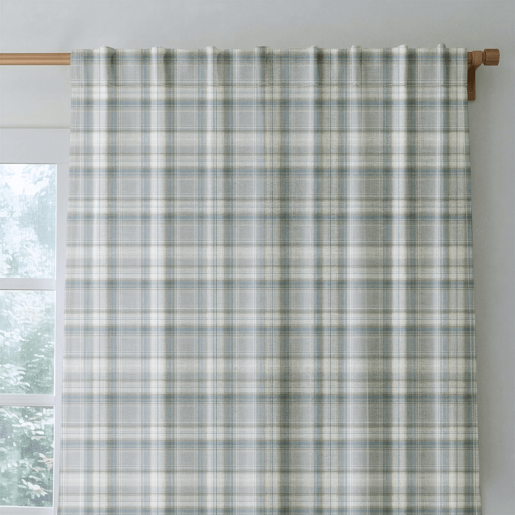 Robyn Plaid - Curtain Panel - The Drapery