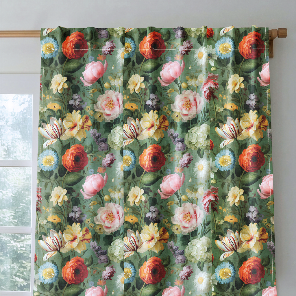 Romilly Floral - Curtain Panel - The Drapery