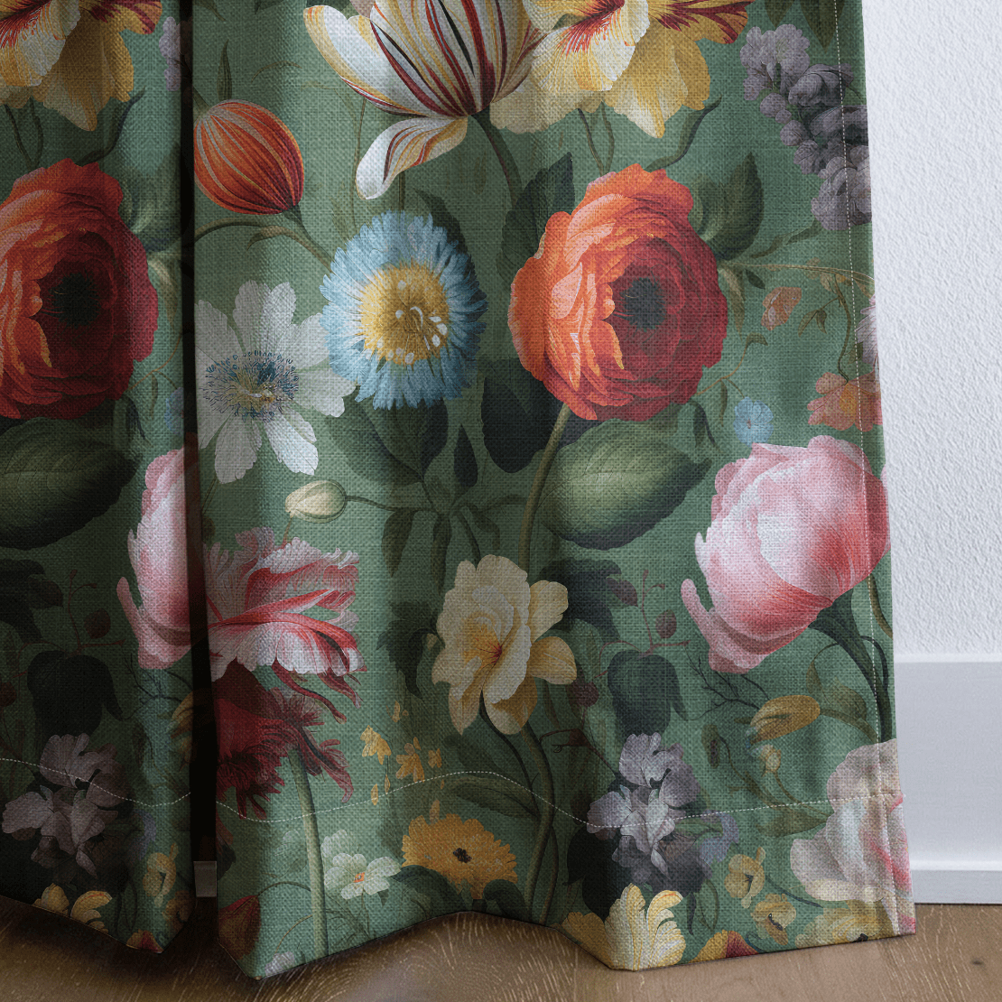 Romilly Floral - Curtain Panel - The Drapery