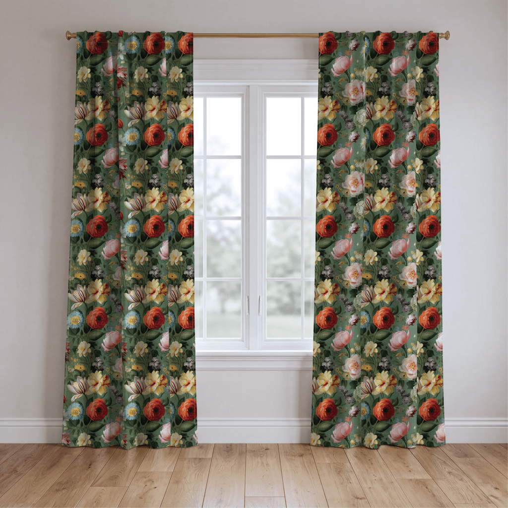 Romilly Floral - Curtain Panel - The Drapery