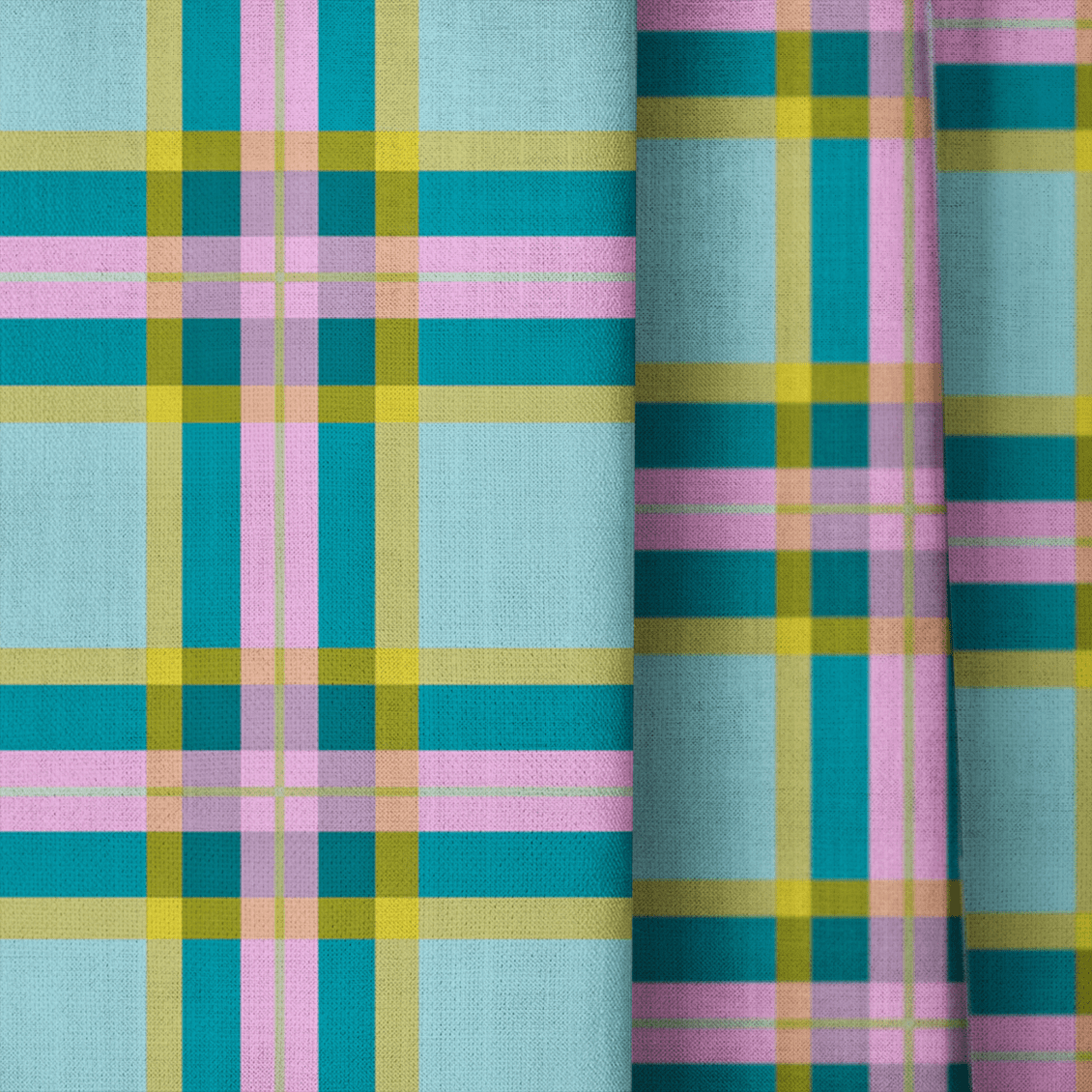 Romilly Plaid - Curtain Panel - The Drapery