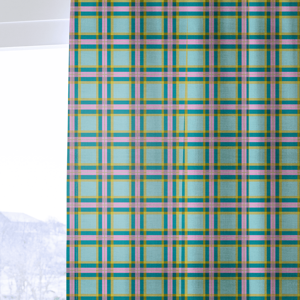 Romilly Plaid - Curtain Panel - The Drapery