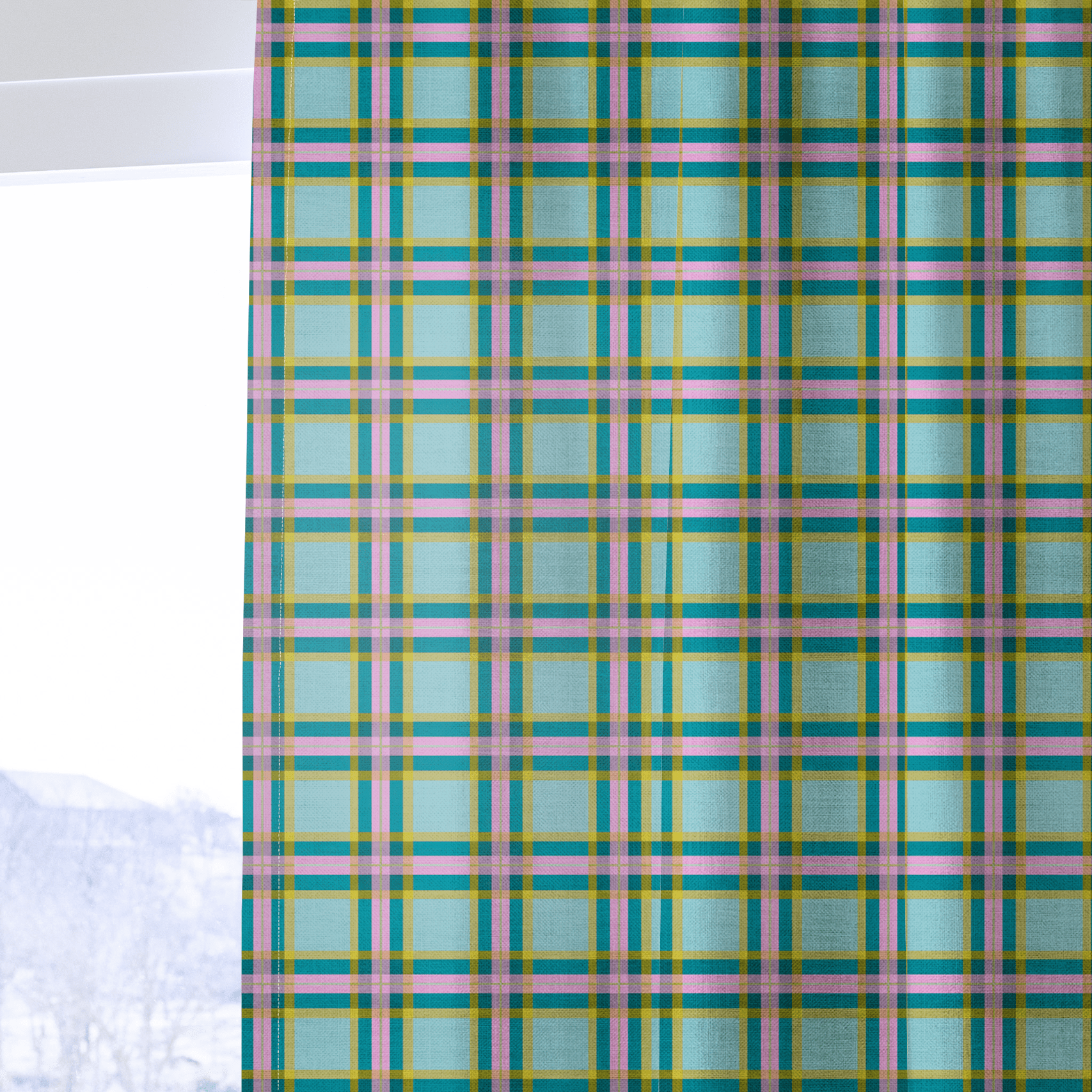 Romilly Plaid - Curtain Panel - The Drapery