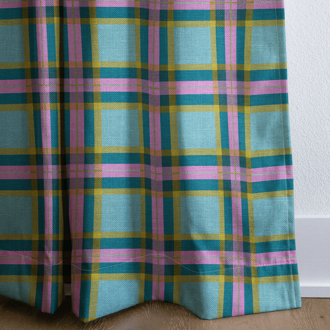 Romilly Plaid - Curtain Panel - The Drapery