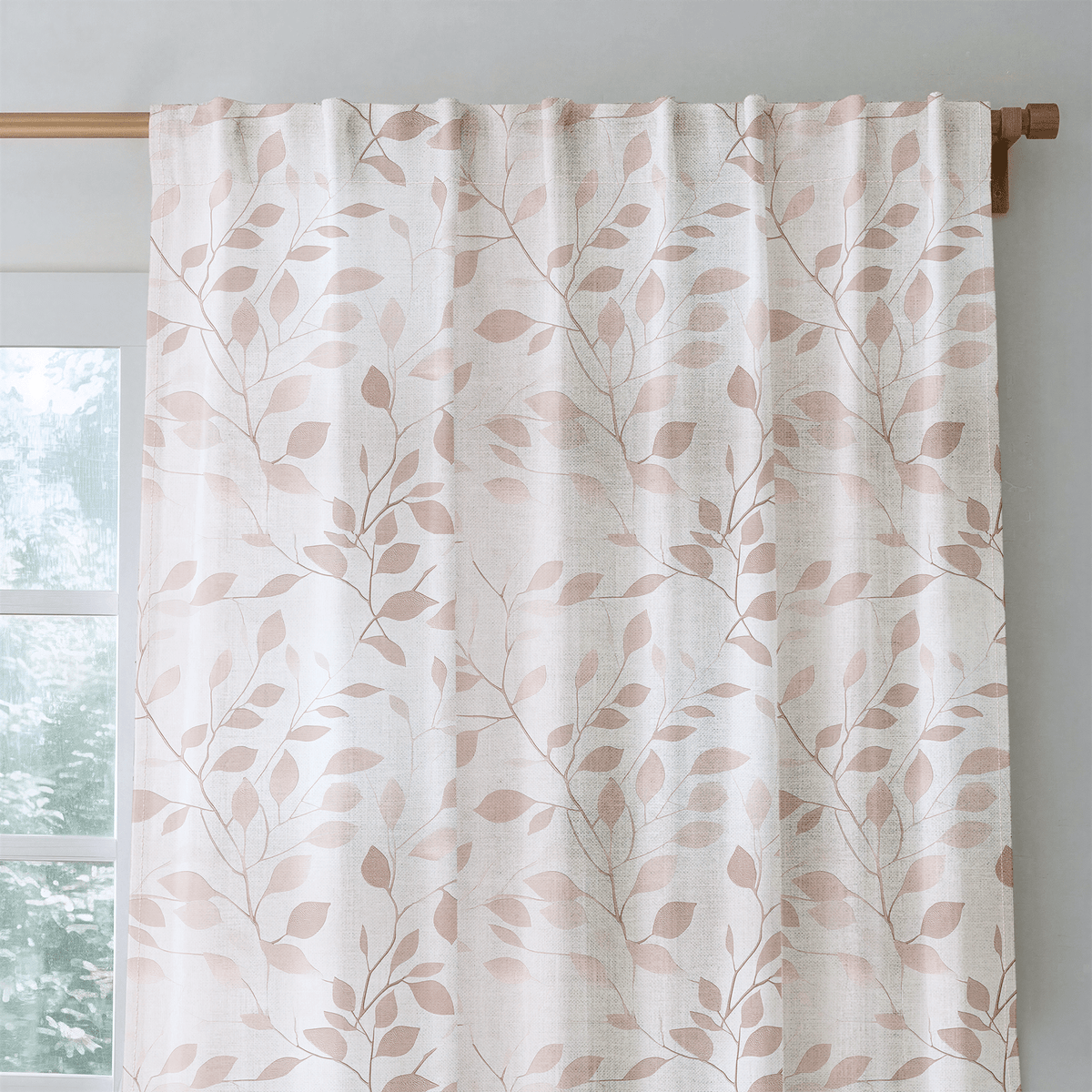 Rosa Vine - Curtain Panel - The Drapery
