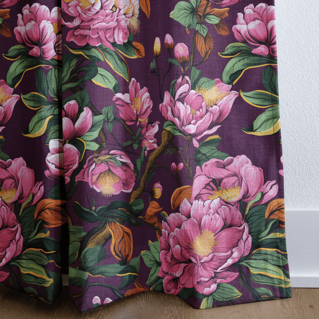 Rosabelle Bloom - Curtain Panel - The Drapery