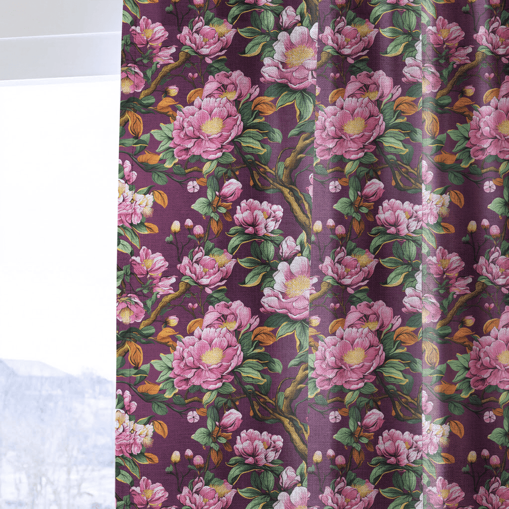Rosabelle Bloom - Curtain Panel - The Drapery