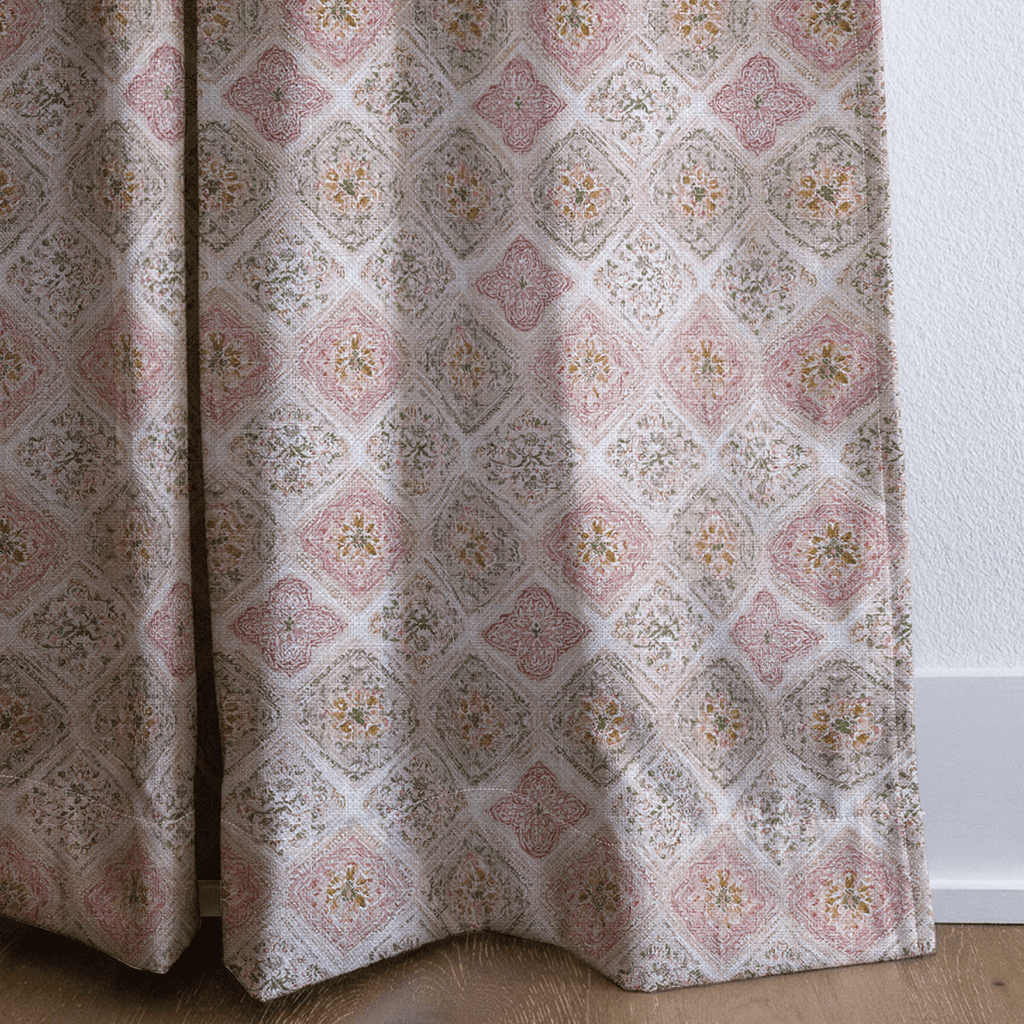 Rose Medallion - Curtain Panel - The Drapery