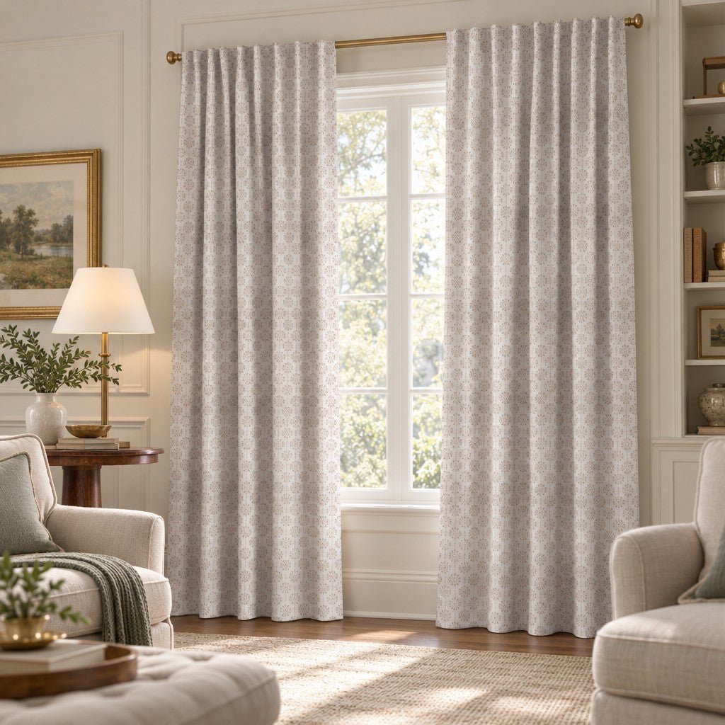 Rosette - Curtain Panel - The Drapery
