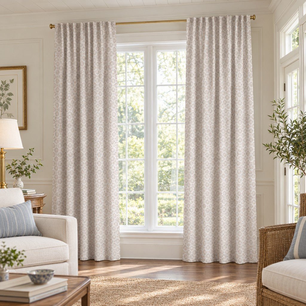 Rosette - Curtain Panel - The Drapery