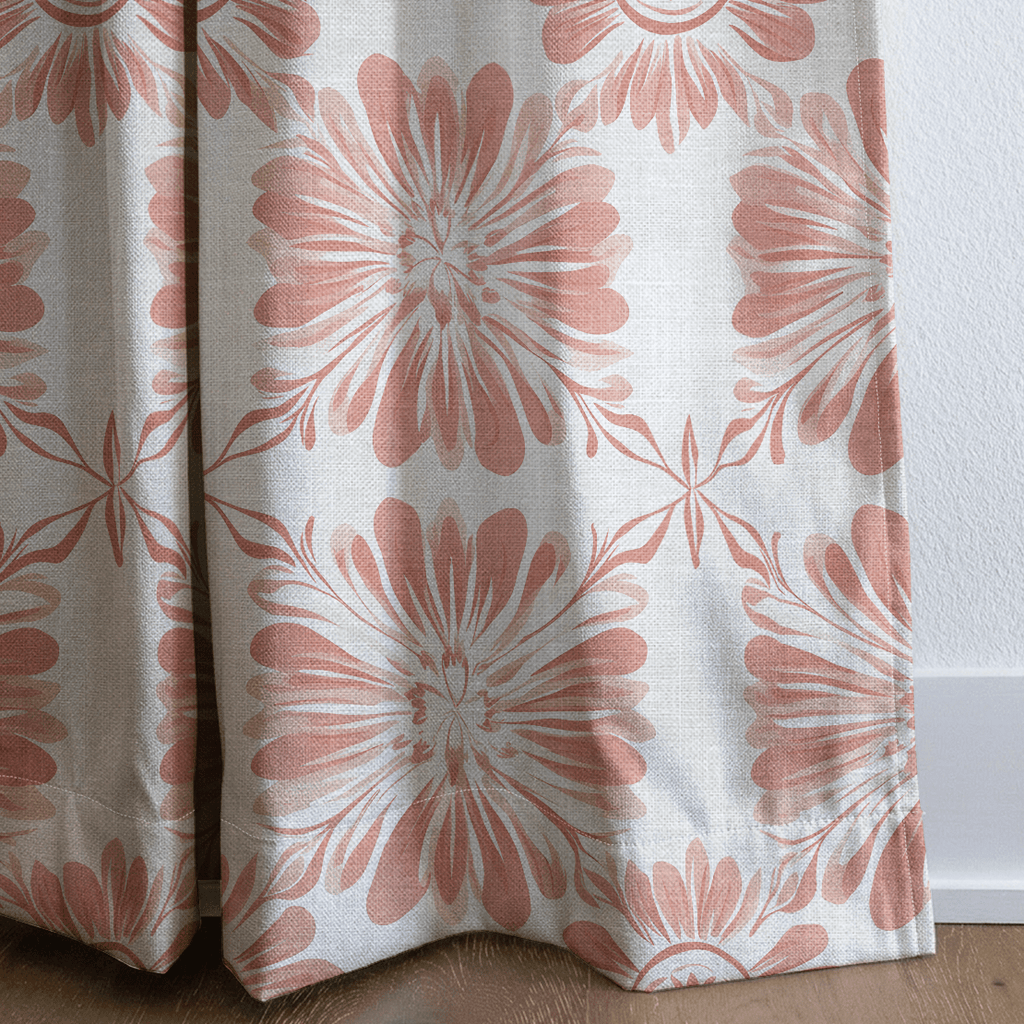 Rosette Sun - Curtain Panel - The Drapery