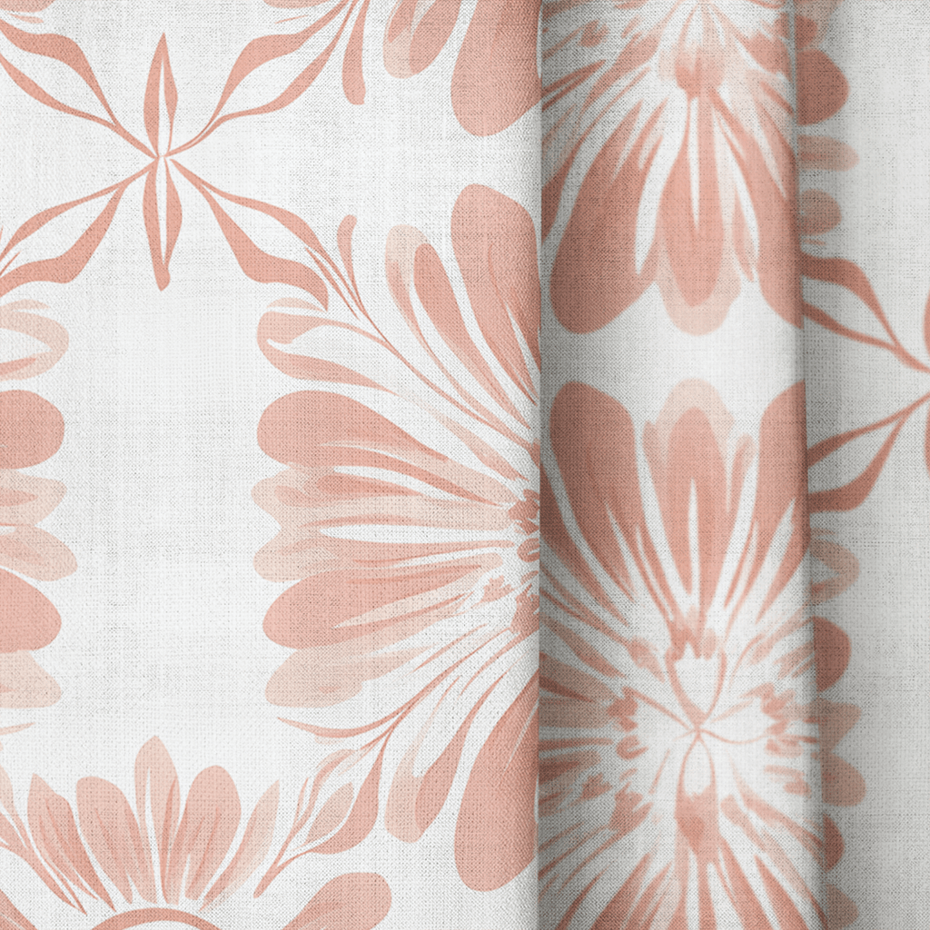 Rosette Sun - Curtain Panel - The Drapery