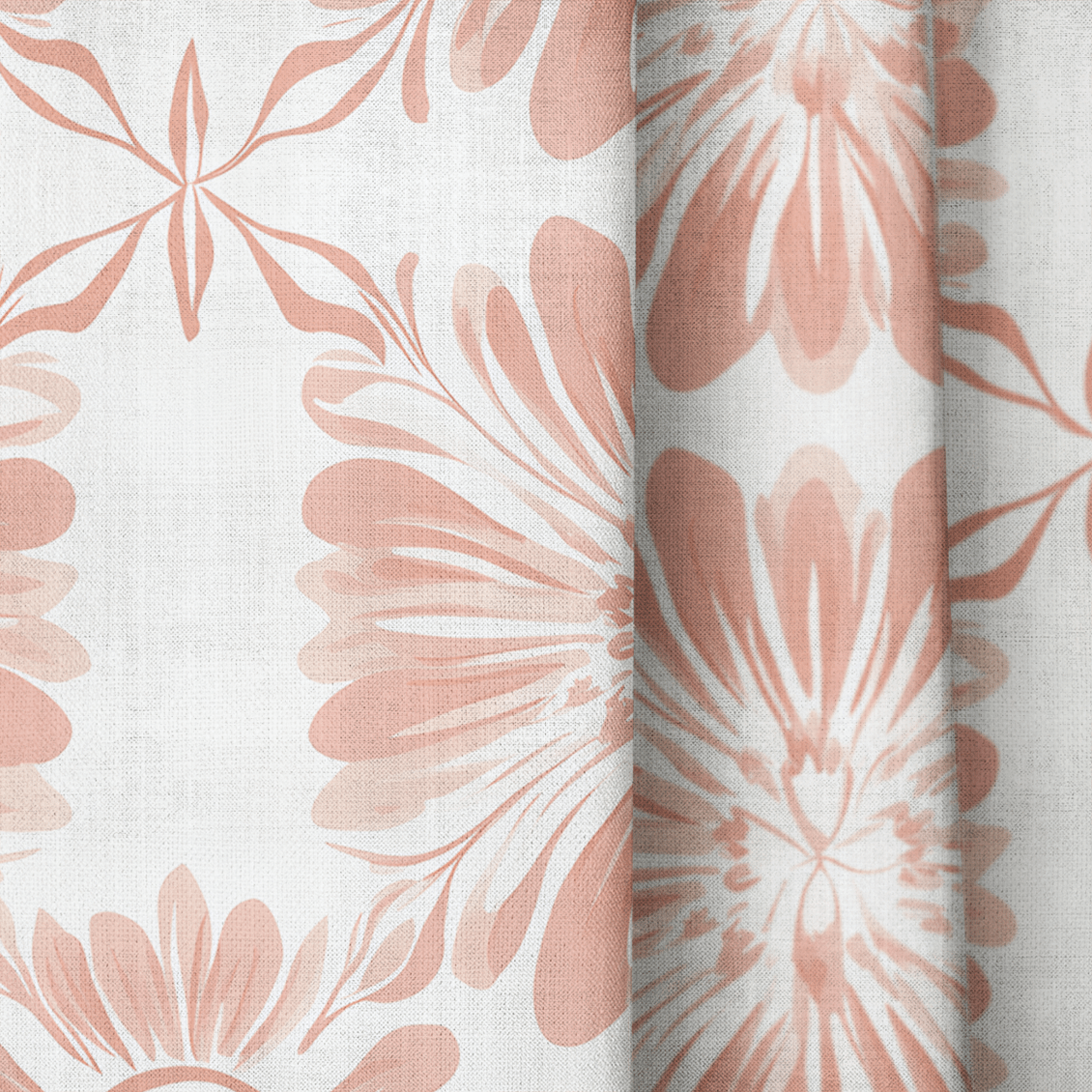 Rosette Sun - Curtain Panel - The Drapery
