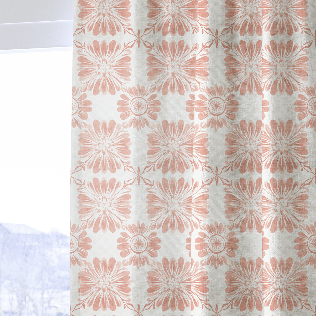 Rosette Sun - Curtain Panel - The Drapery