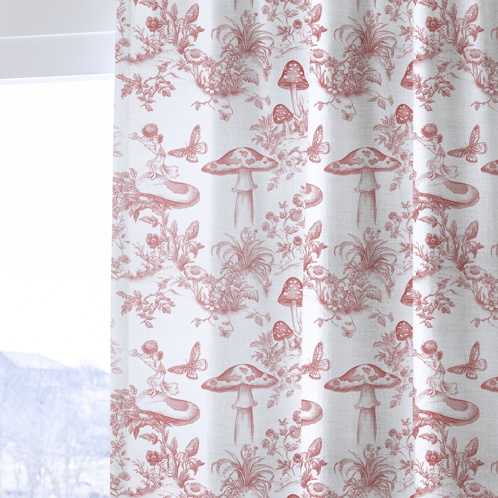 Rosewood Flora - Curtain Panel - The Drapery