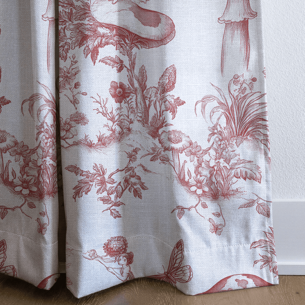 Rosewood Flora - Curtain Panel - The Drapery