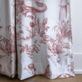 Rosewood Flora - Curtain Panel - The Drapery
