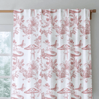 Rosewood Flora - Curtain Panel - The Drapery