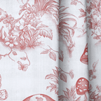 Rosewood Flora - Curtain Panel - The Drapery