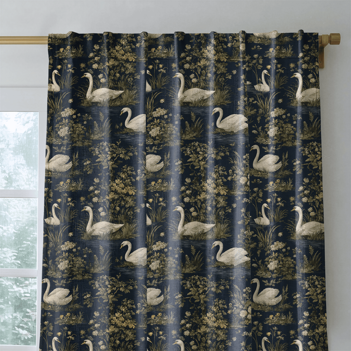Rosie Swans - Curtain Panel - The Drapery