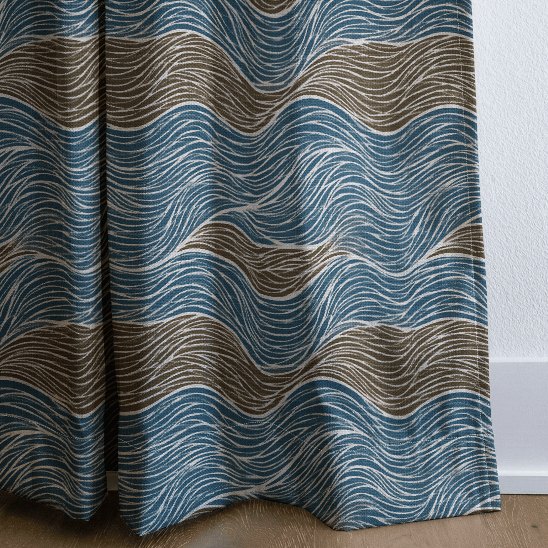 Rosie Waves - Curtain Panel - The Drapery
