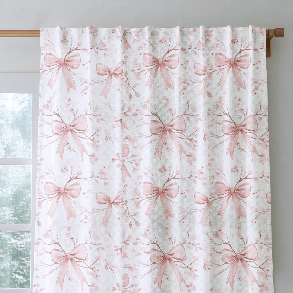Rosie's Ribbons - Curtain Panel - The Drapery