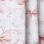 Rosie's Ribbons - Curtain Panel - The Drapery
