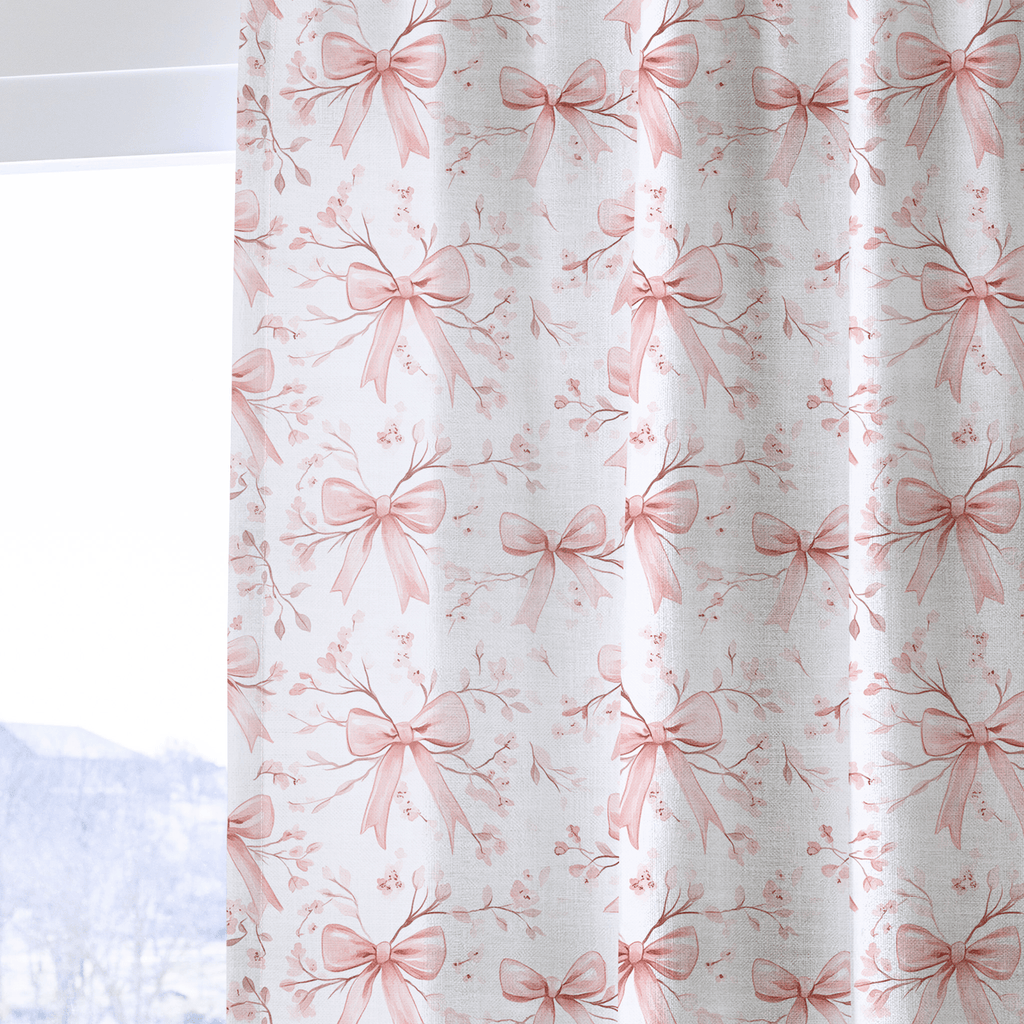 Rosie's Ribbons - Curtain Panel - The Drapery