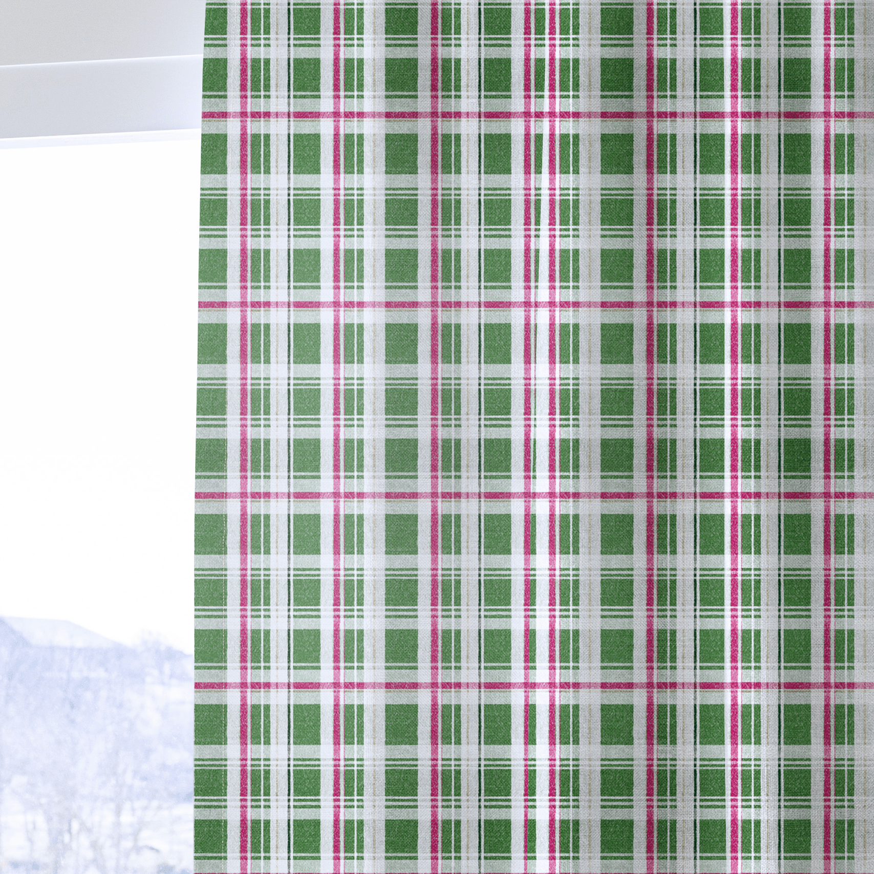 Ross Plaid - Curtain Panel - The Drapery