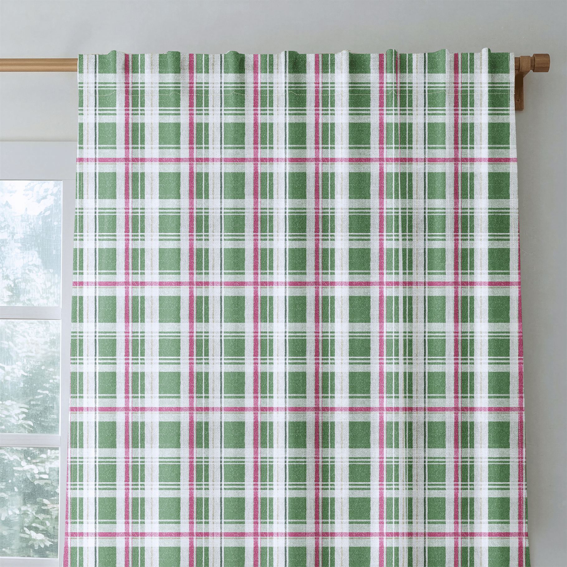 Ross Plaid - Curtain Panel - The Drapery