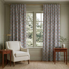 Rouge Bloom - Curtain Panel - The Drapery