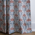 Rouge Bloom - Curtain Panel - The Drapery