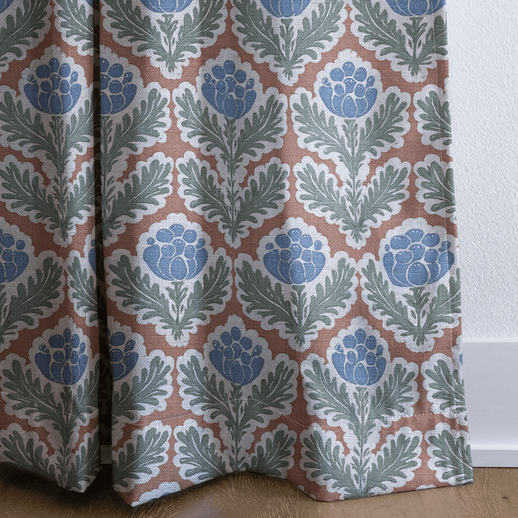 Rouge Bouquet - Curtain Panel - The Drapery