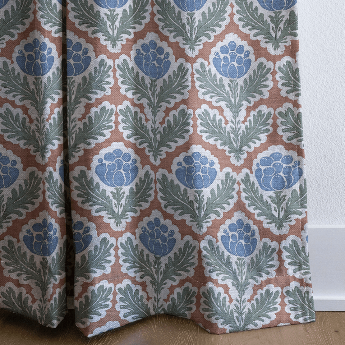 Rouge Bouquet - Curtain Panel - The Drapery