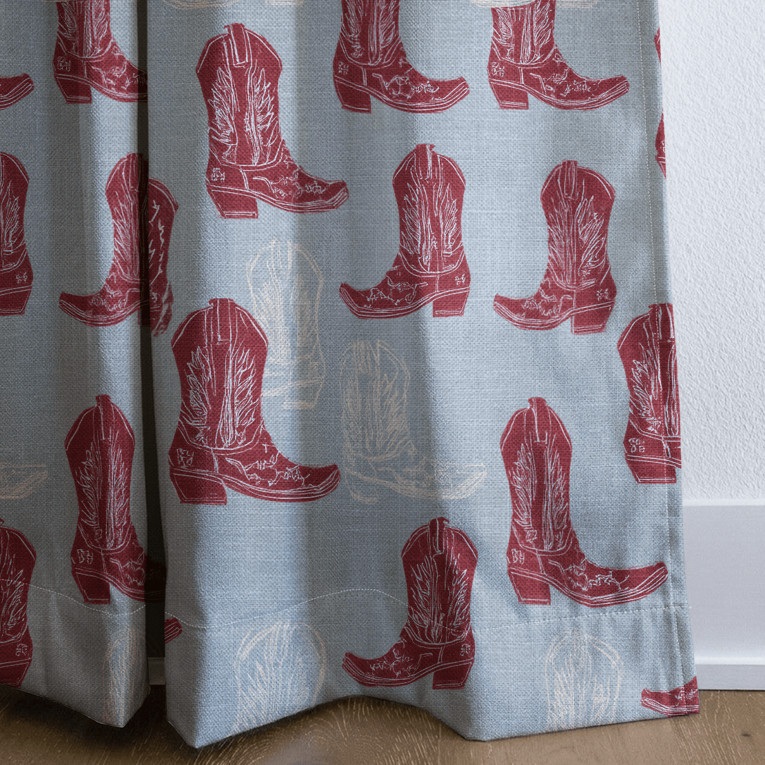 Rouge Frontier - Curtain Panel - The Drapery