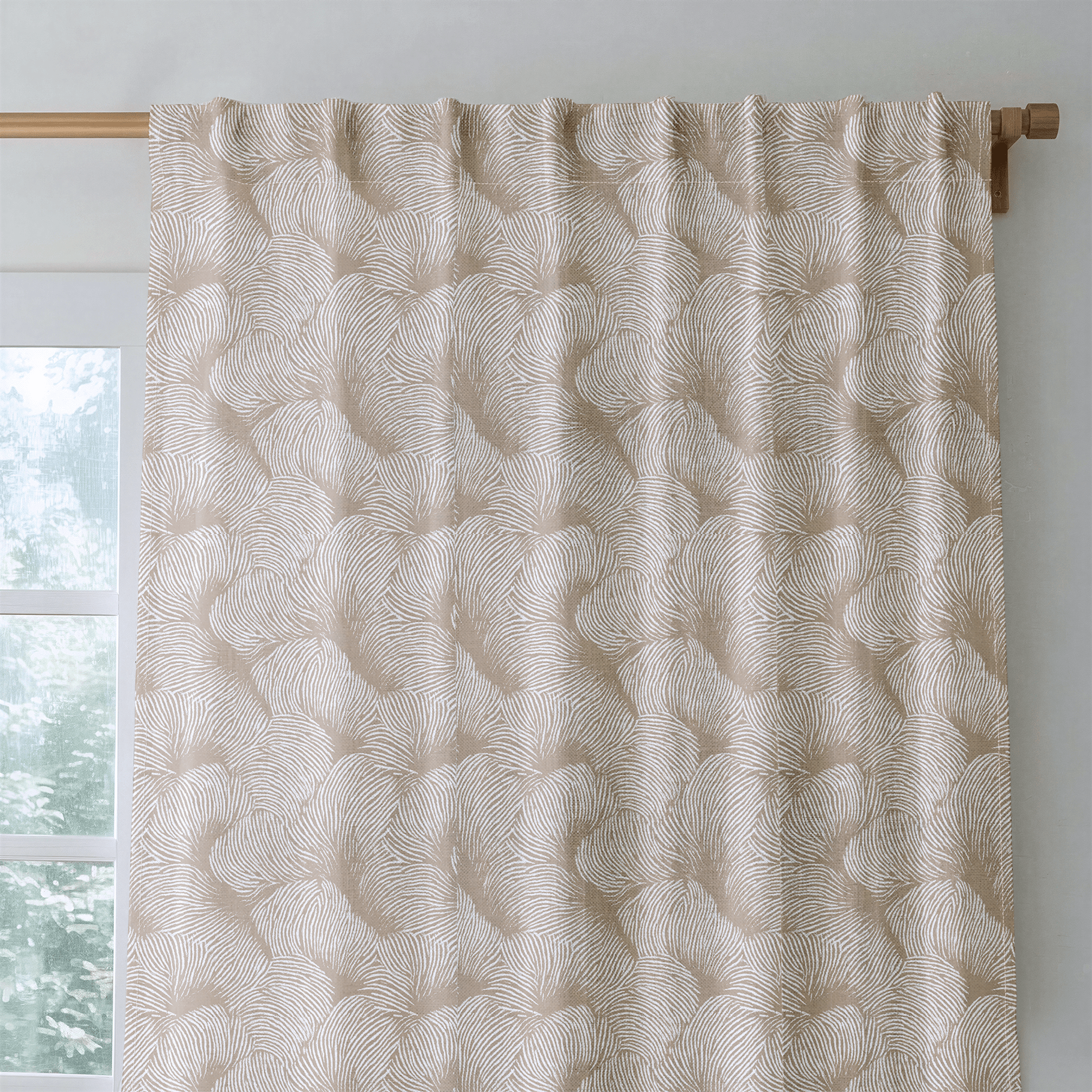 Rowan Bloom - Curtain Panel - The Drapery