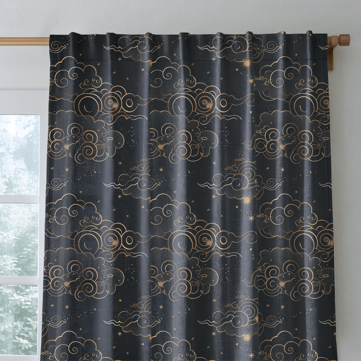 Rowan Sky - Curtain Panel - The Drapery