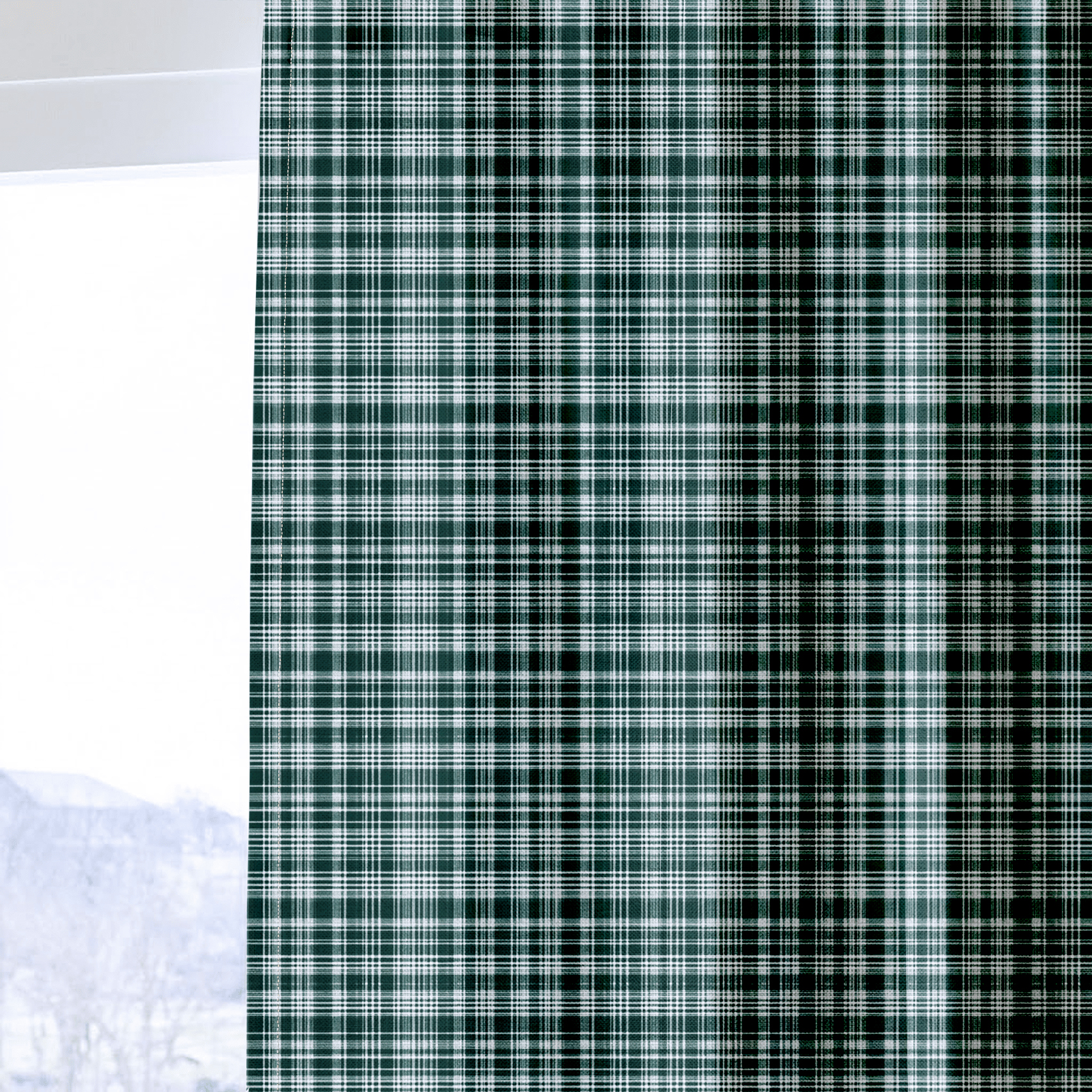 Rowell Plaid - Curtain Panel - The Drapery