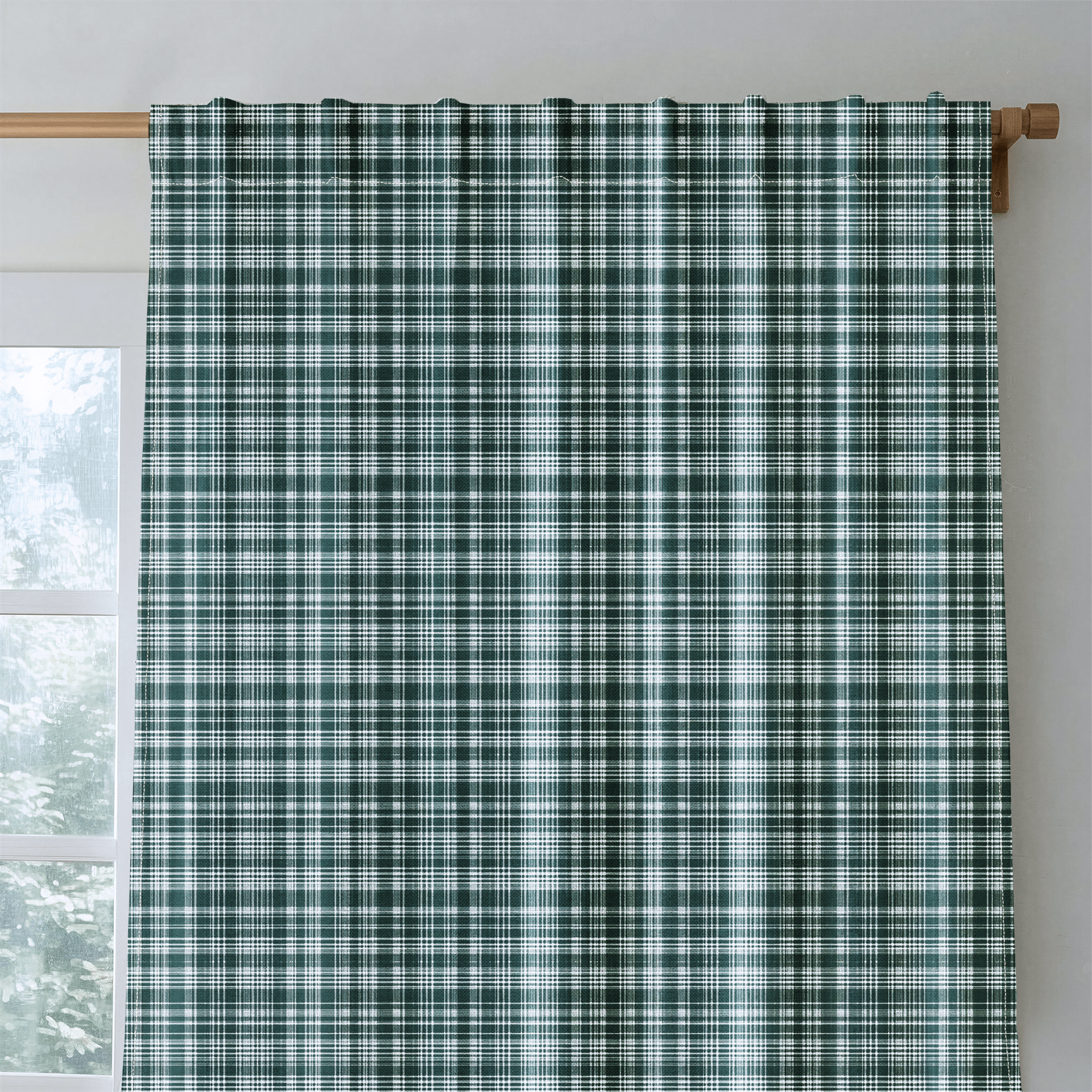 Rowell Plaid - Curtain Panel - The Drapery