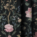 Ruby Petals - Curtain Panel - The Drapery
