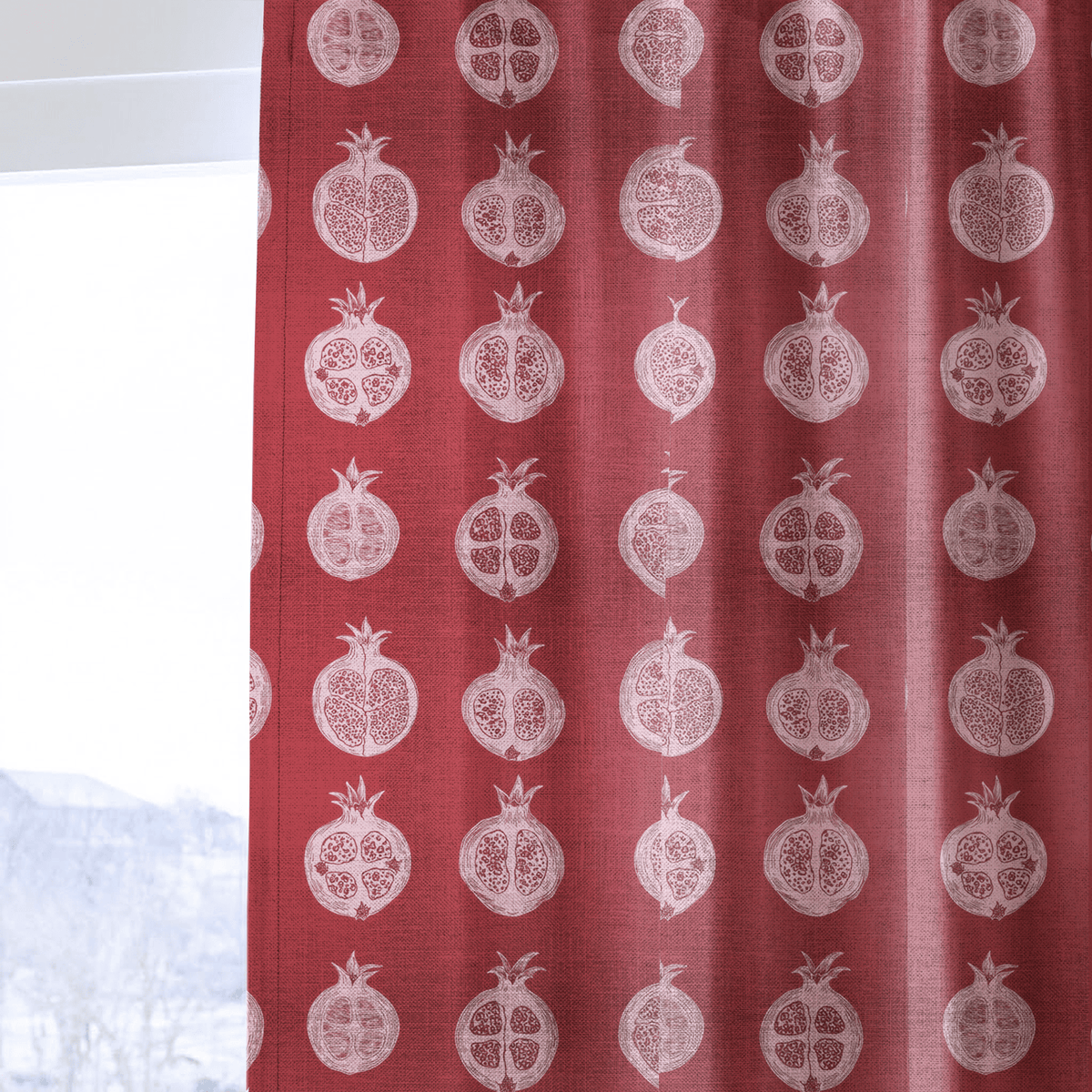 Ruby Rind - Curtain Panel - The Drapery
