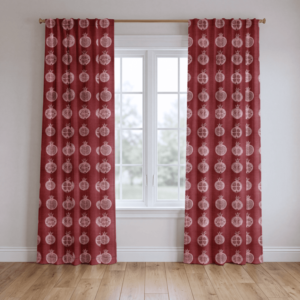 Ruby Rind - Curtain Panel - The Drapery