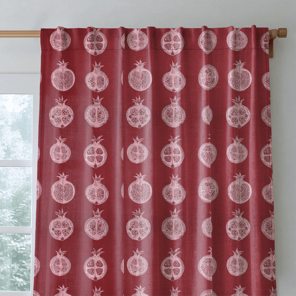 Ruby Rind - Curtain Panel - The Drapery