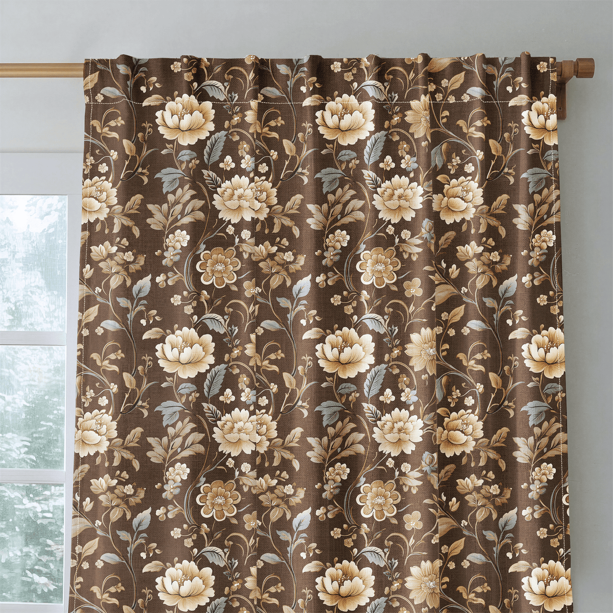 Russet Garden - Curtain Panel - The Drapery