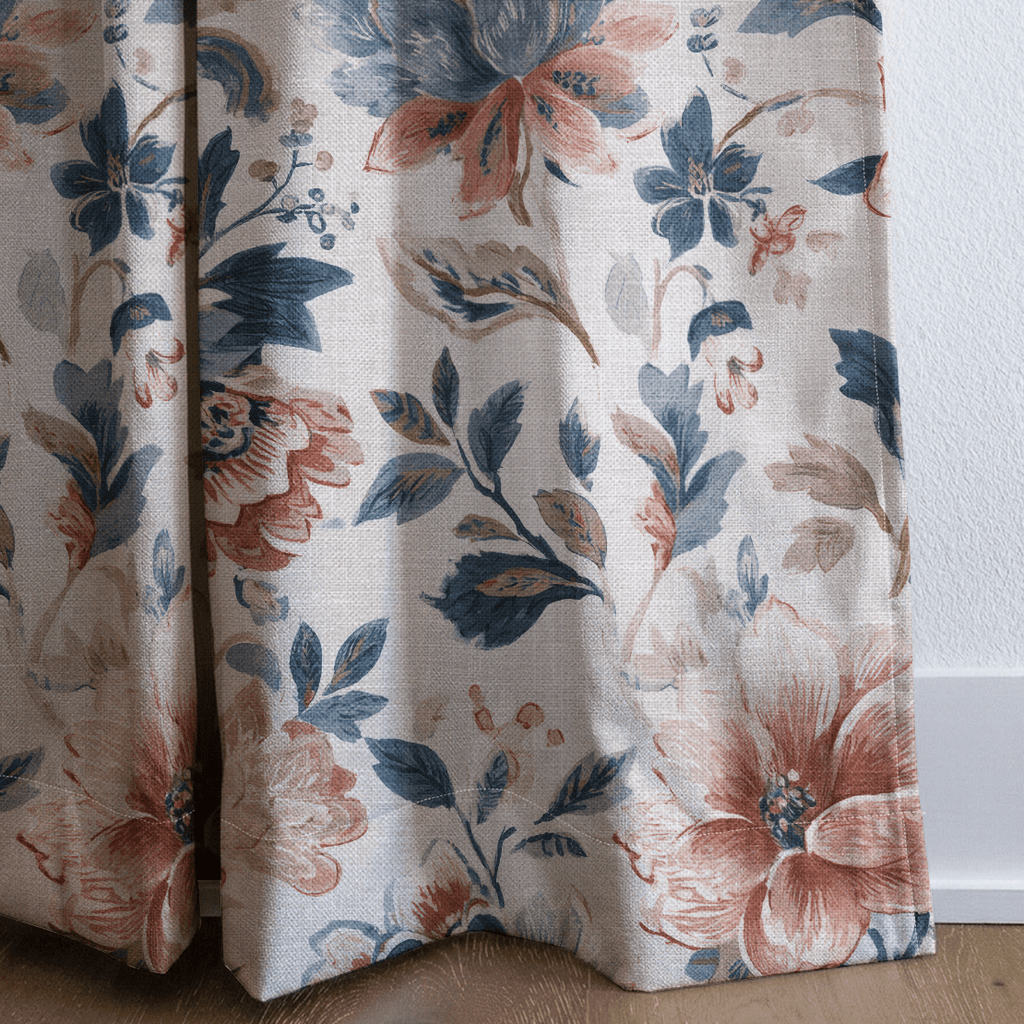 Rust & Rose - Curtain Panel - The Drapery