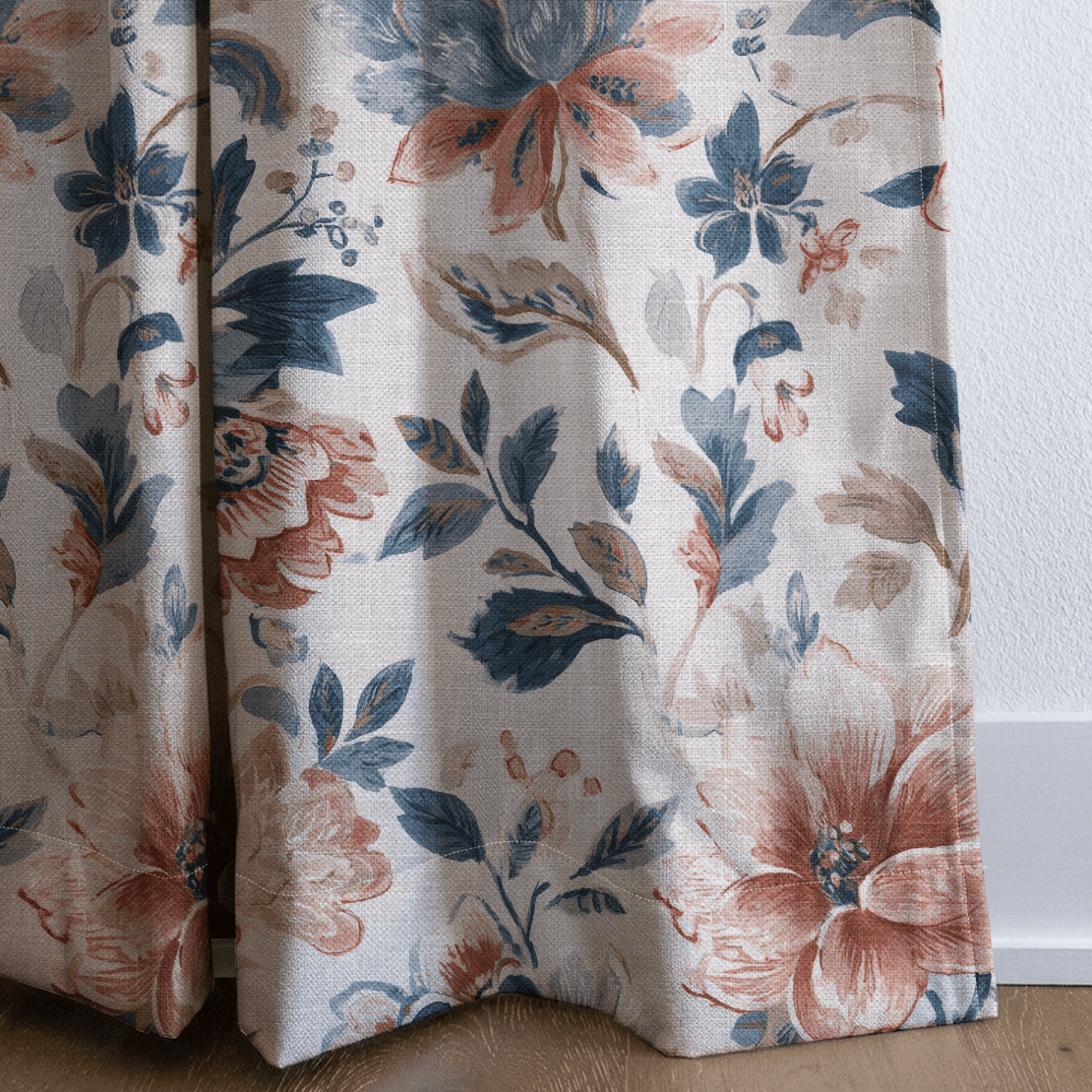 Rust & Rose - Curtain Panel - The Drapery