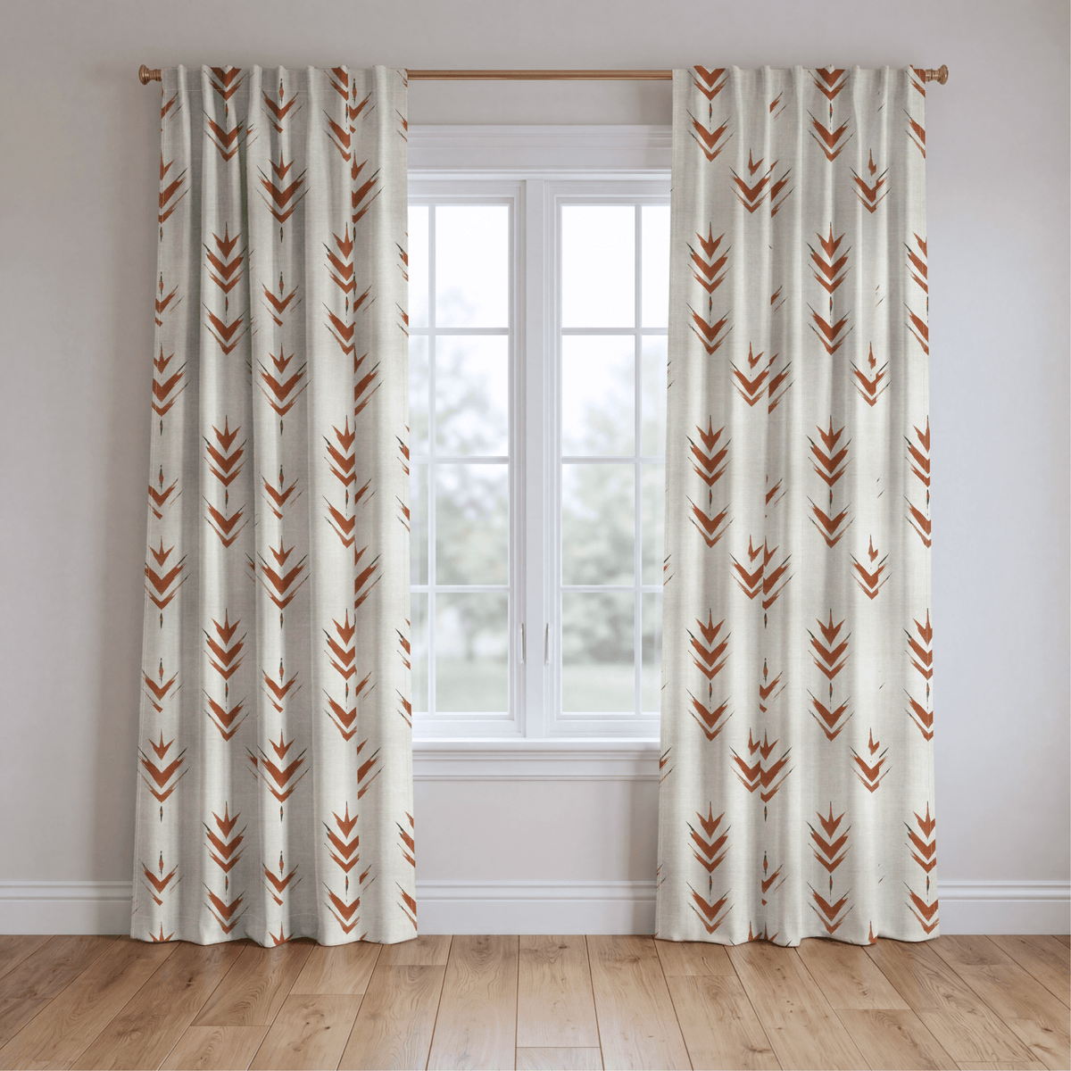 Rustic Arrow - Curtain Panel - The Drapery