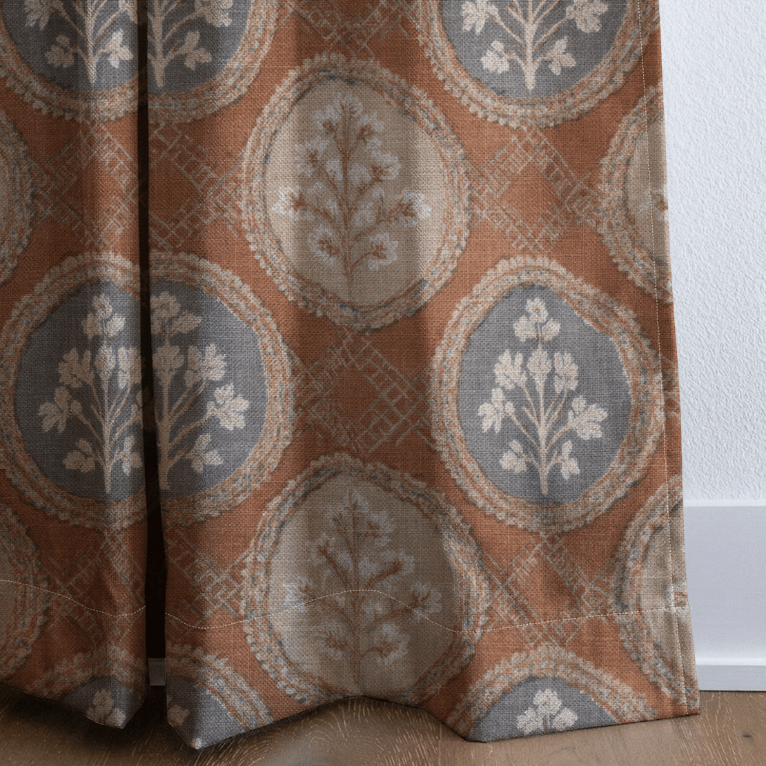 Rustic Medallion - Curtain Panel - The Drapery